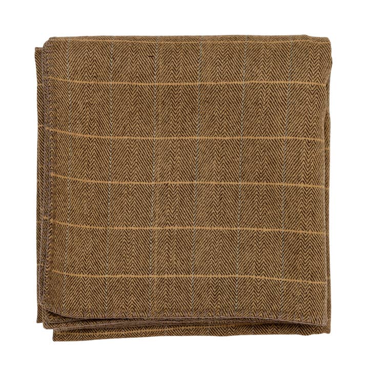 Copriletto in lana Highlands Sandstone a spina di pesce per la vendita all'ingrosso da parte di Alamwar