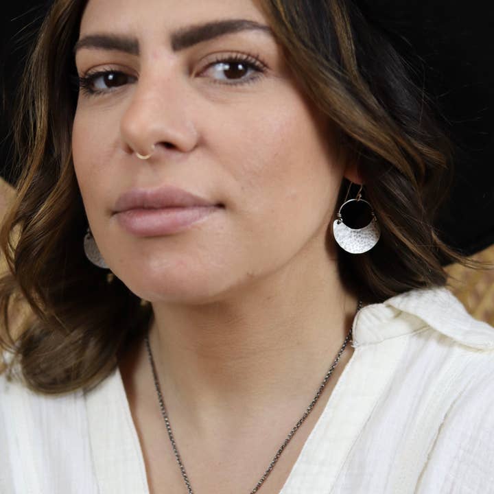 Jennifer Kahn Jewelry - Wholesale Dangle Earrings - Silver Crescent Earrings11