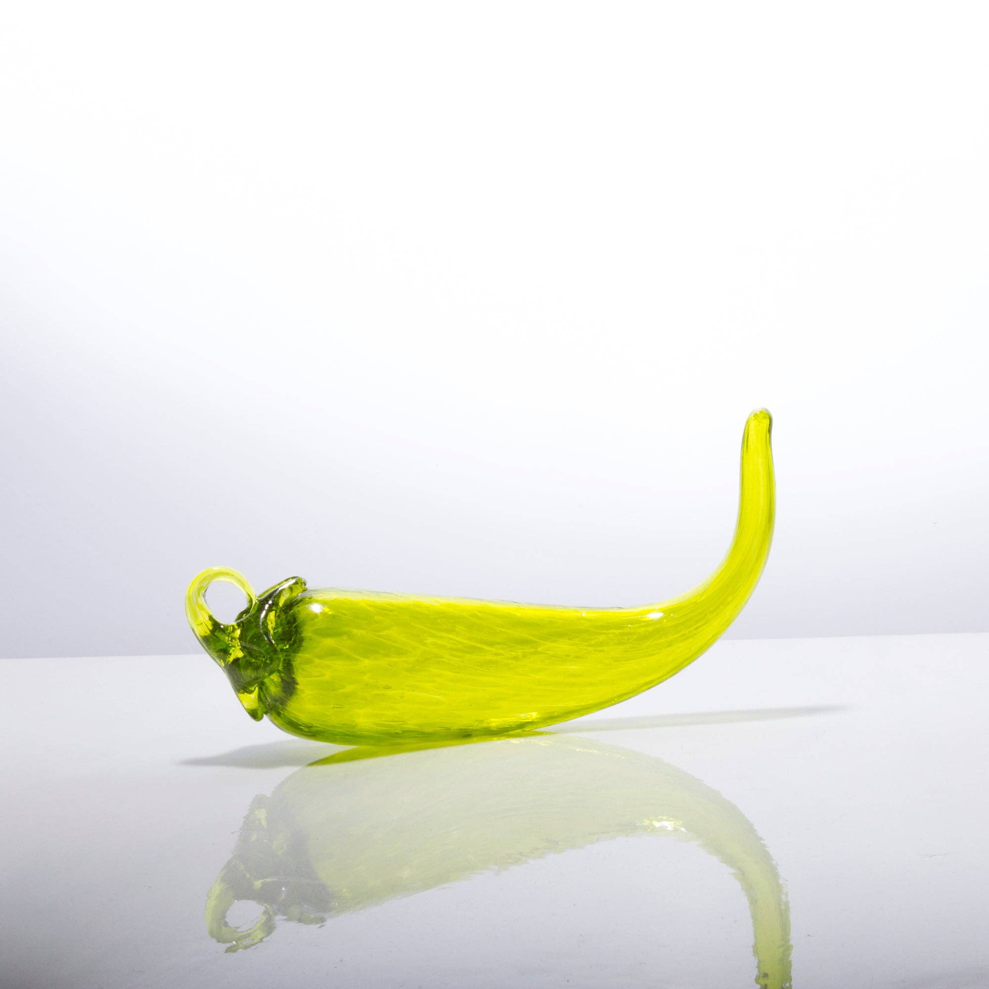 Clink Glassworks - Wholesale Ornament - Chili Pepper - Green3