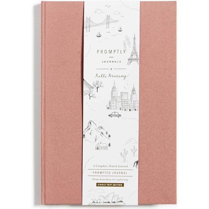 Promptly Journals - Wholesale Journal/Diary - Complete Travel Journal From Boarding to Exploring Hardcover1