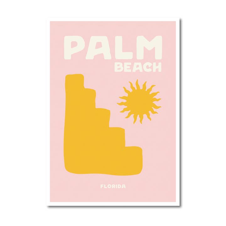 Palm Beach Print for wholesale by Peechy