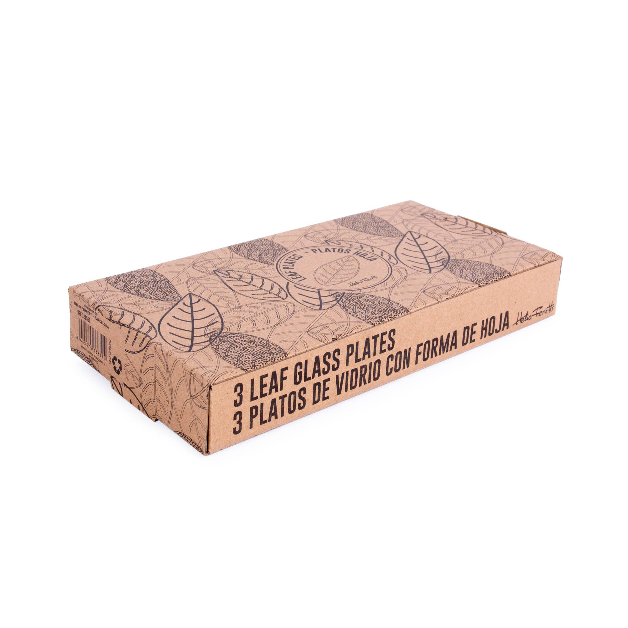 Helio Ferretti - Vente Assiettes/plats/bols de décoration - Lot de 3 assiettes apéritives en forme de feuille Helio Ferretti2