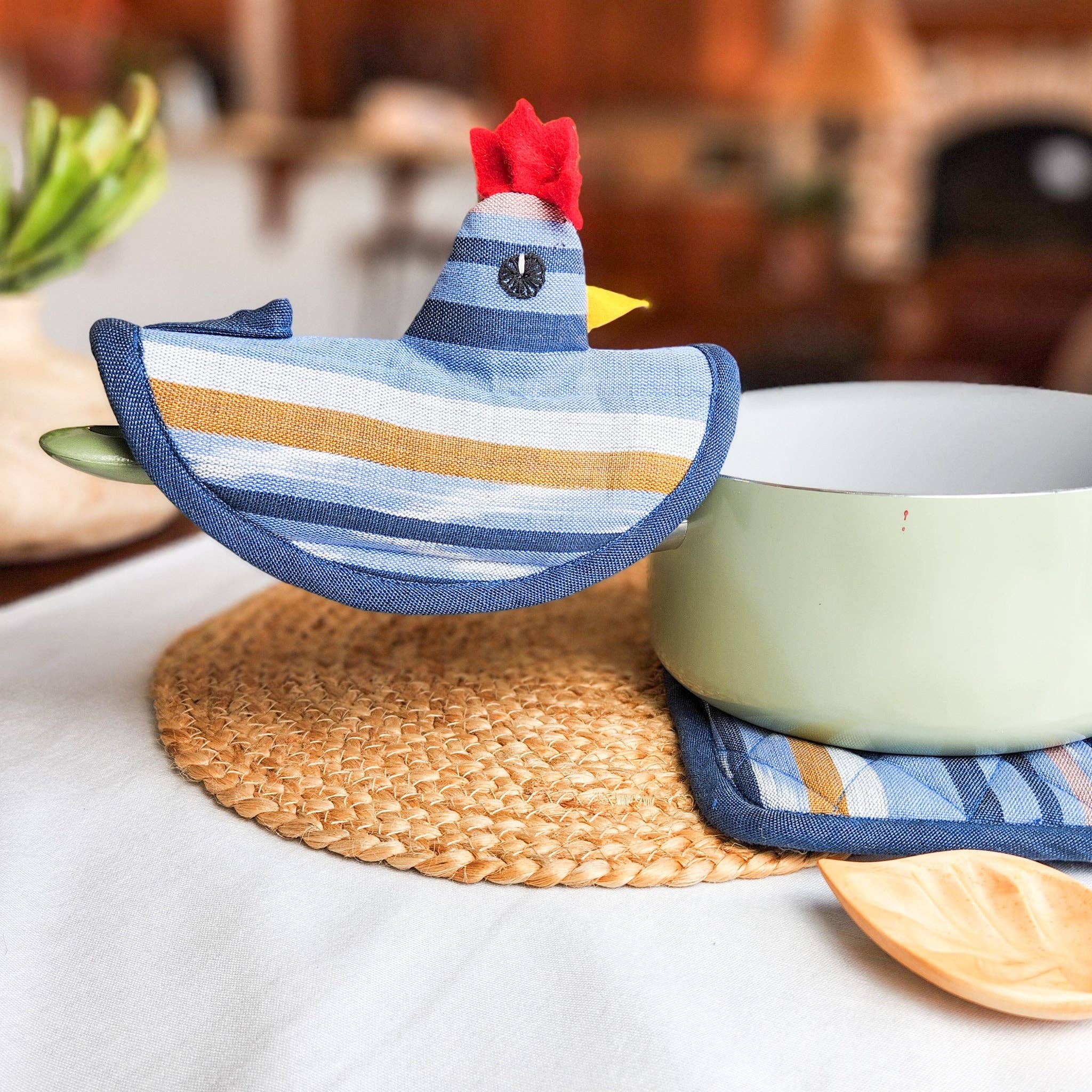 Upavim Crafts - Wholesale Oven Mitt/Pot Holder - Chicken Pot Holder9