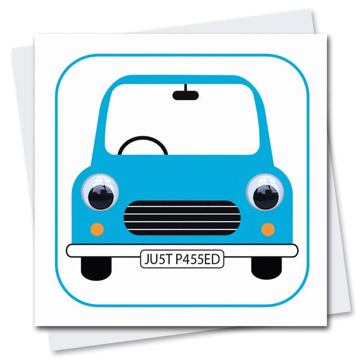 Just Passed | Driving Test Card | Congratulations for wholesale by Stripey Cats Cards