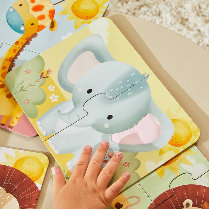 Barbo Toys - Wholesale Puzzle - Kids - Safari Touch & Feel Puzzles4
