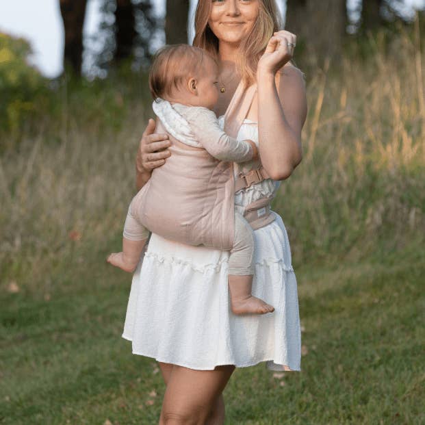 Solly Baby - Wholesale Baby Carrier - Blush Floret Buckle Carrier6