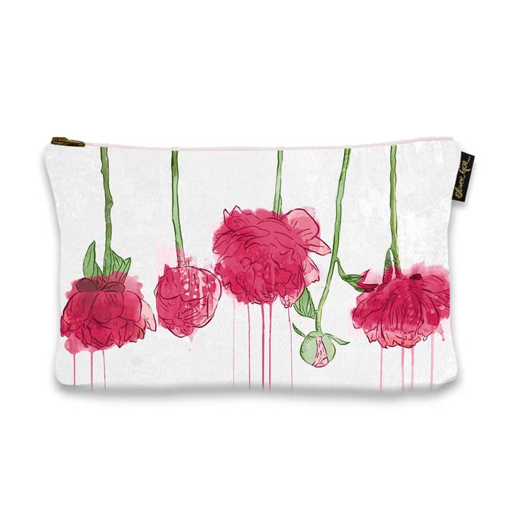 Oliver Gal Kunstbeutel „Dripping Flowers“ (Größe 9 x 6) für den Großhandel von The Oliver Gal Artist