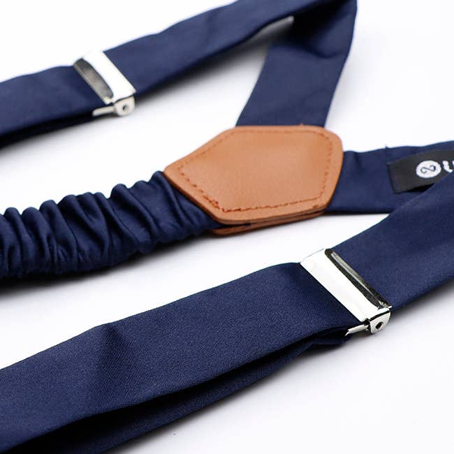 Unipap's - Wholesale Suspenders - Kids - Child Suspenders Blue No. 1 in Polyester "Ernest"1