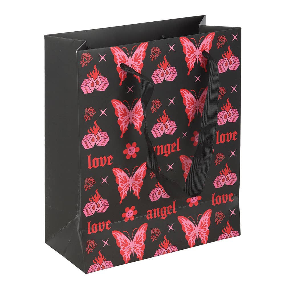 Something Different Wholesale - Wholesale Gift Bag - 23cm Medium Flaming Y2K Butterfly Gift Bag3
