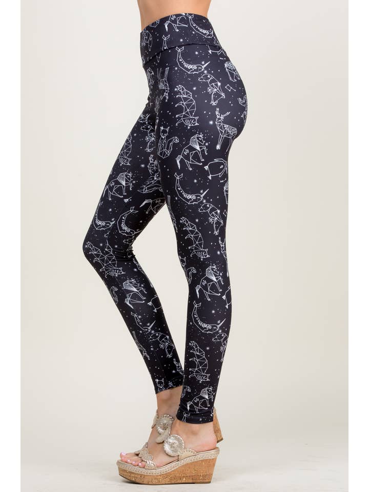 LA Soul – wholesale Modeleggings – Dam – Celestial Animal Print Legging4