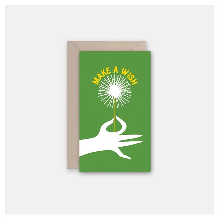 Rock Scissor Paper – wholesale Vardagliga hälsningskort – Maskros Make a Wish - Presentkort