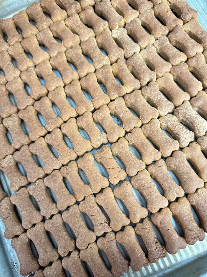Chicken 'n Waffles Bulk Dog Treats for wholesale by Dog Days Barkery