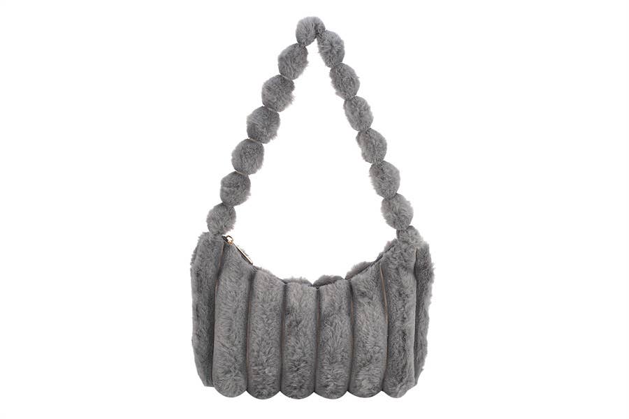 Nima Accessories Inc - Wholesale Shoulder Bag - Women's - Ladies Faux Fur Fashion Handbag1