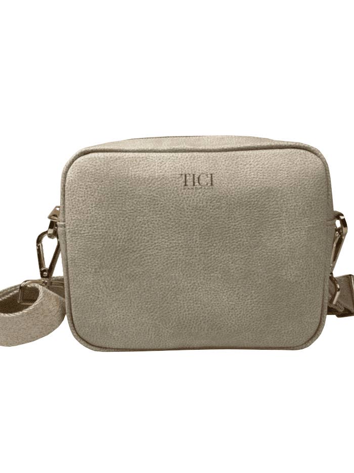 Handgjord damväska - Gräddfärgad konstläder för wholesale av TICI Handmade