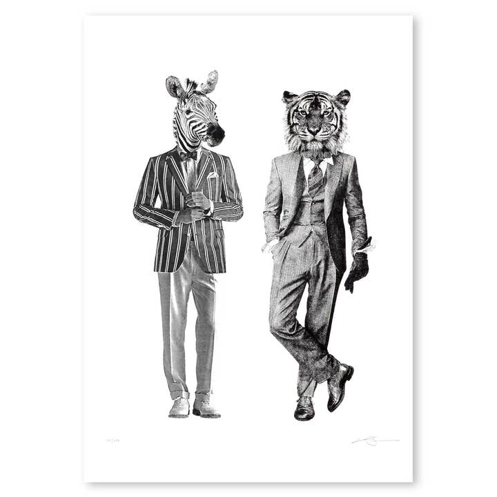 The Tiger & Zebra for wholesale by Mashka’s Marvellous Menagerie