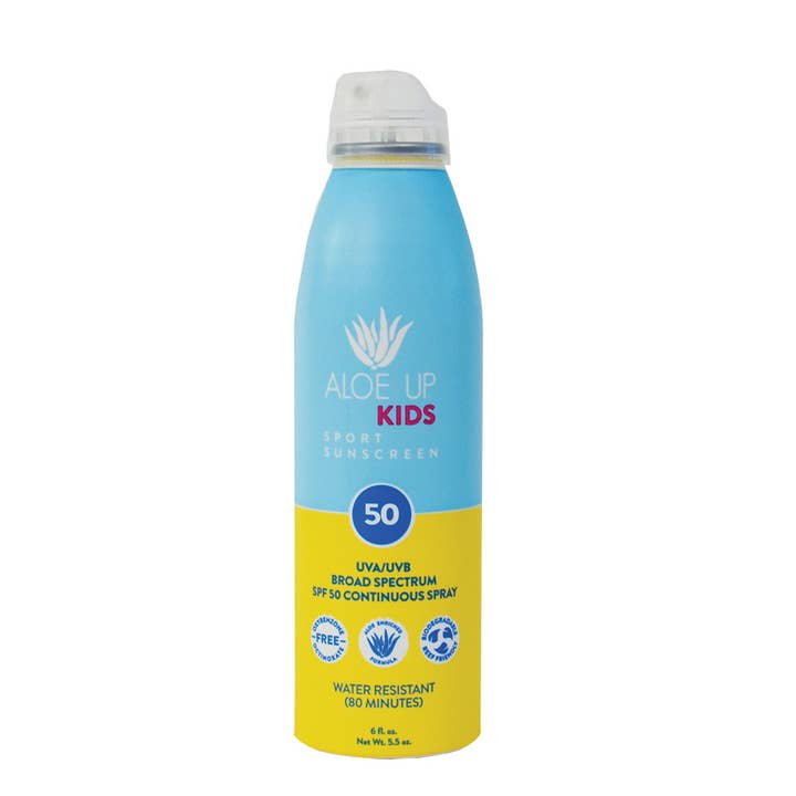 Aloe Up Sun & Skincare - Wholesale Sunscreen - Kids SPF 50 Continuous Spray