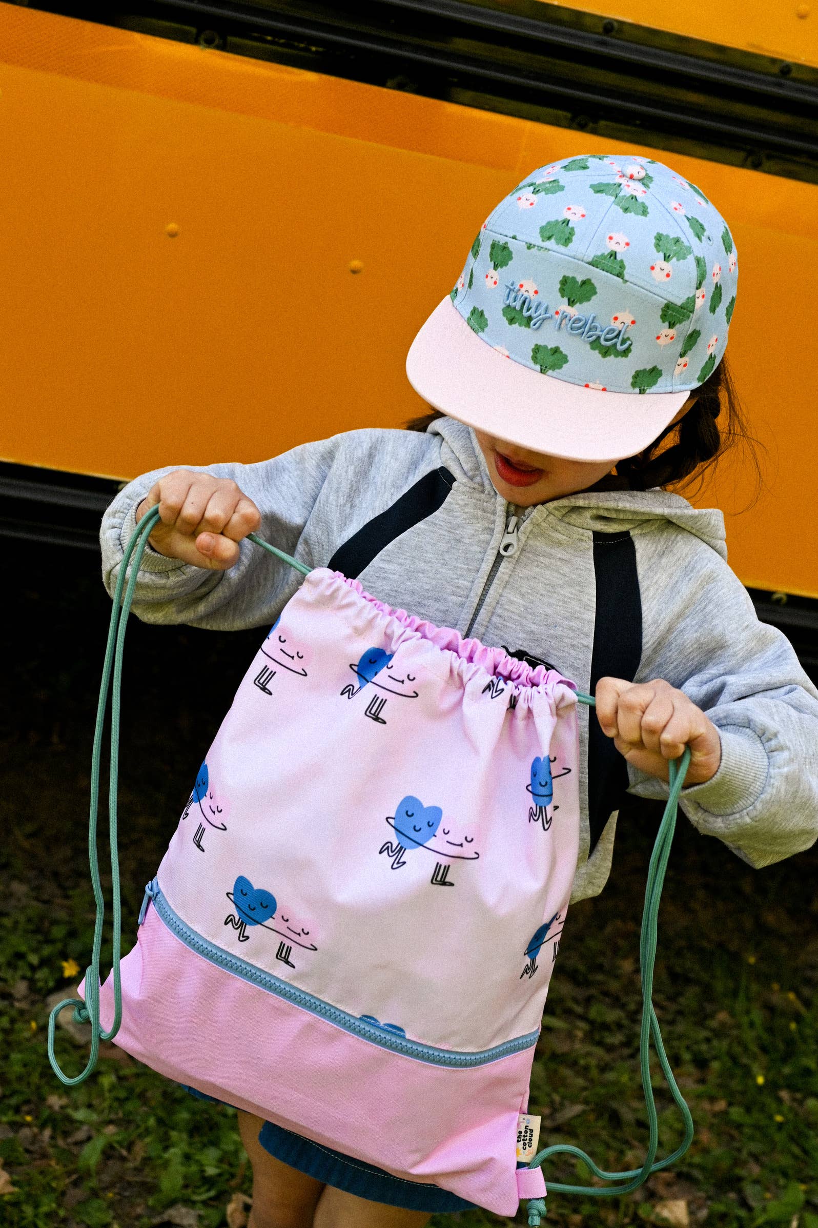 the cotton cloud – wholesale Pencil case/pouch – Drawstring Bag Veggie Pals7