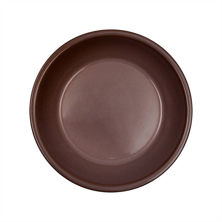 Yuka Deep Plate, Set of 2 in Dark Terracotta for wholesale by OYOY LIVING DESIGN