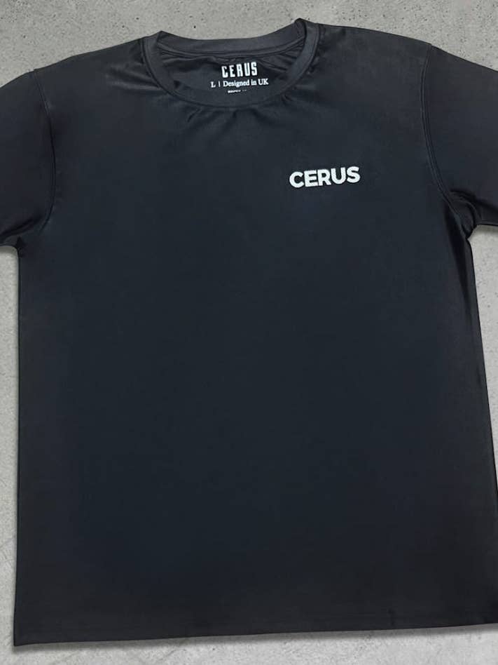 Cerus Black Vita Men’s T-Shirt for wholesale by Cerus Clothing