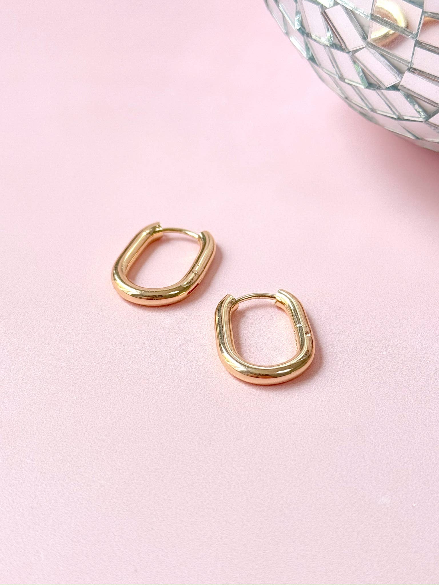 Golden Hour Designs – wholesale Hoop earrings – Squoval Hoops - Simple, Daily Wear, Staple Earrings0