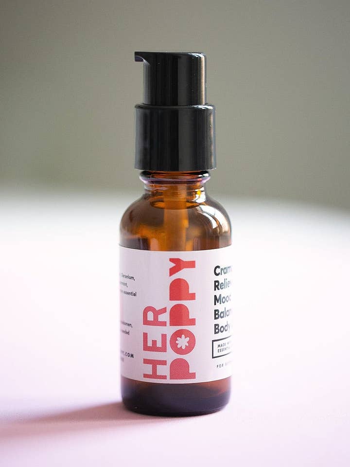 Alívio de cãibras, óleo corporal de equilíbrio de humor por atacado de Her Poppy