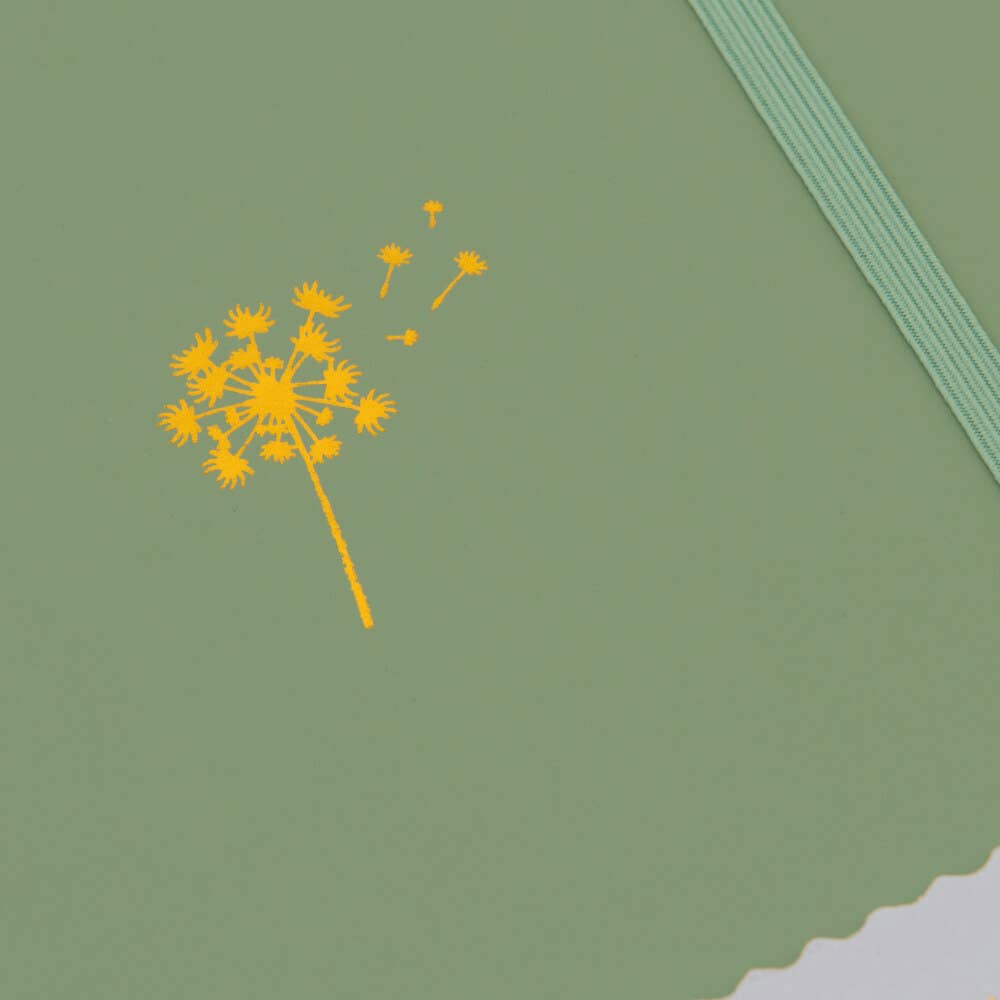 Yop & Tom | Journals, Notebooks & Planners - Vendita all'ingrosso Diari/agende - Quaderno A5 a griglia puntinata con emblema di soffione10