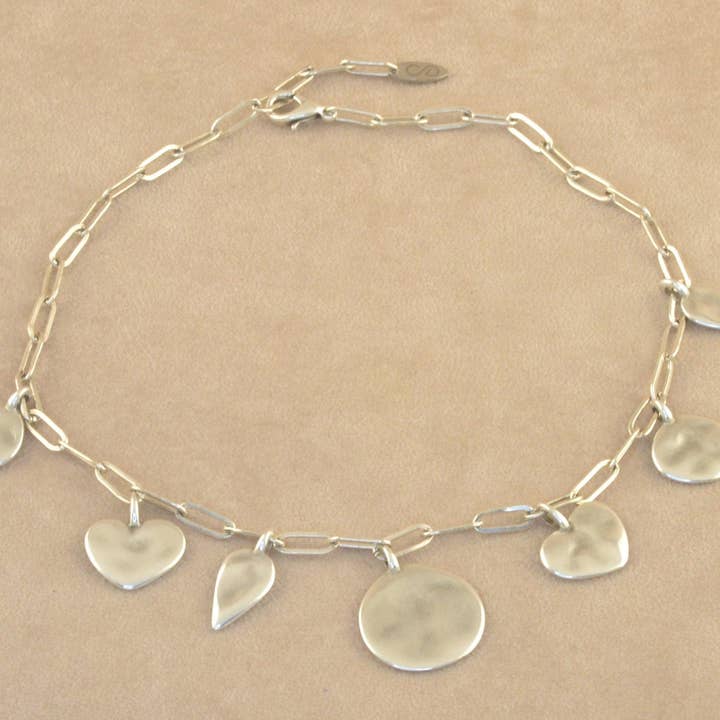 CozyDetailz - Wholesale Pendant/Charm Necklace - Dublin Paperclip Charm Necklace4