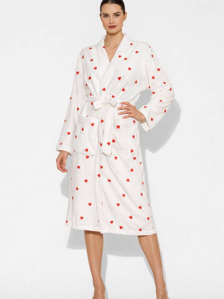 Heart Long robe for wholesale by Wrap Up by VP
