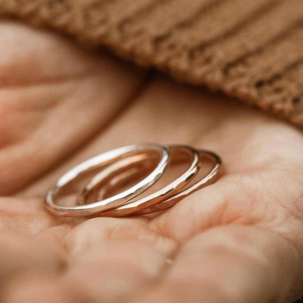 Everly Made - Wholesale Band/Stacked Ring - Golden Hill Ring6