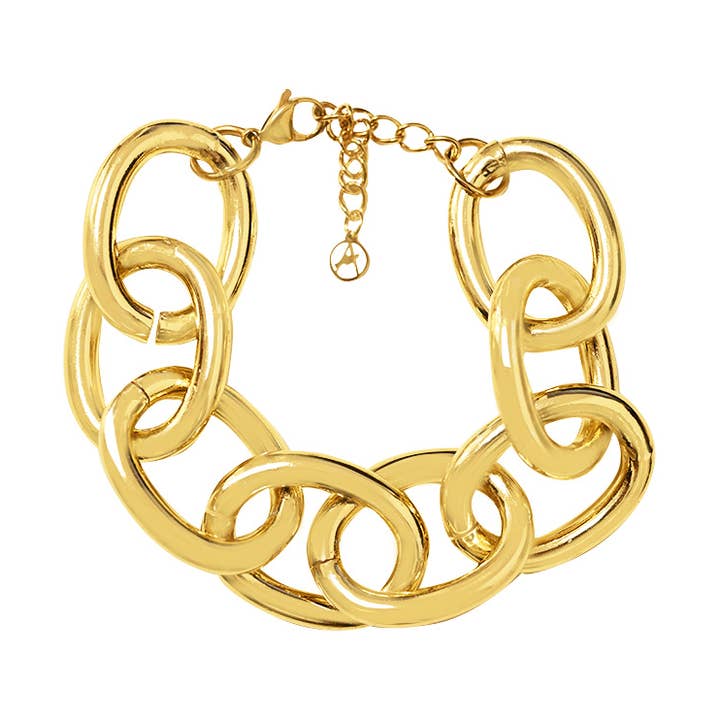 AMORINO SRL – Engroshandel Armbånd med led og kæde – Stor kædearmbånd - FJ24432B516/5142