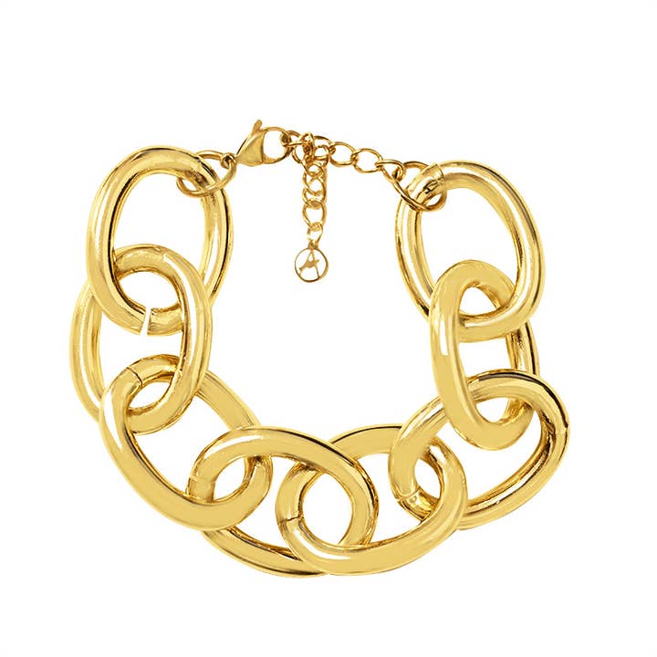 LARGE CHAIN BRACELET - FJ24432B516/514 for wholesale by AMORINO SRL