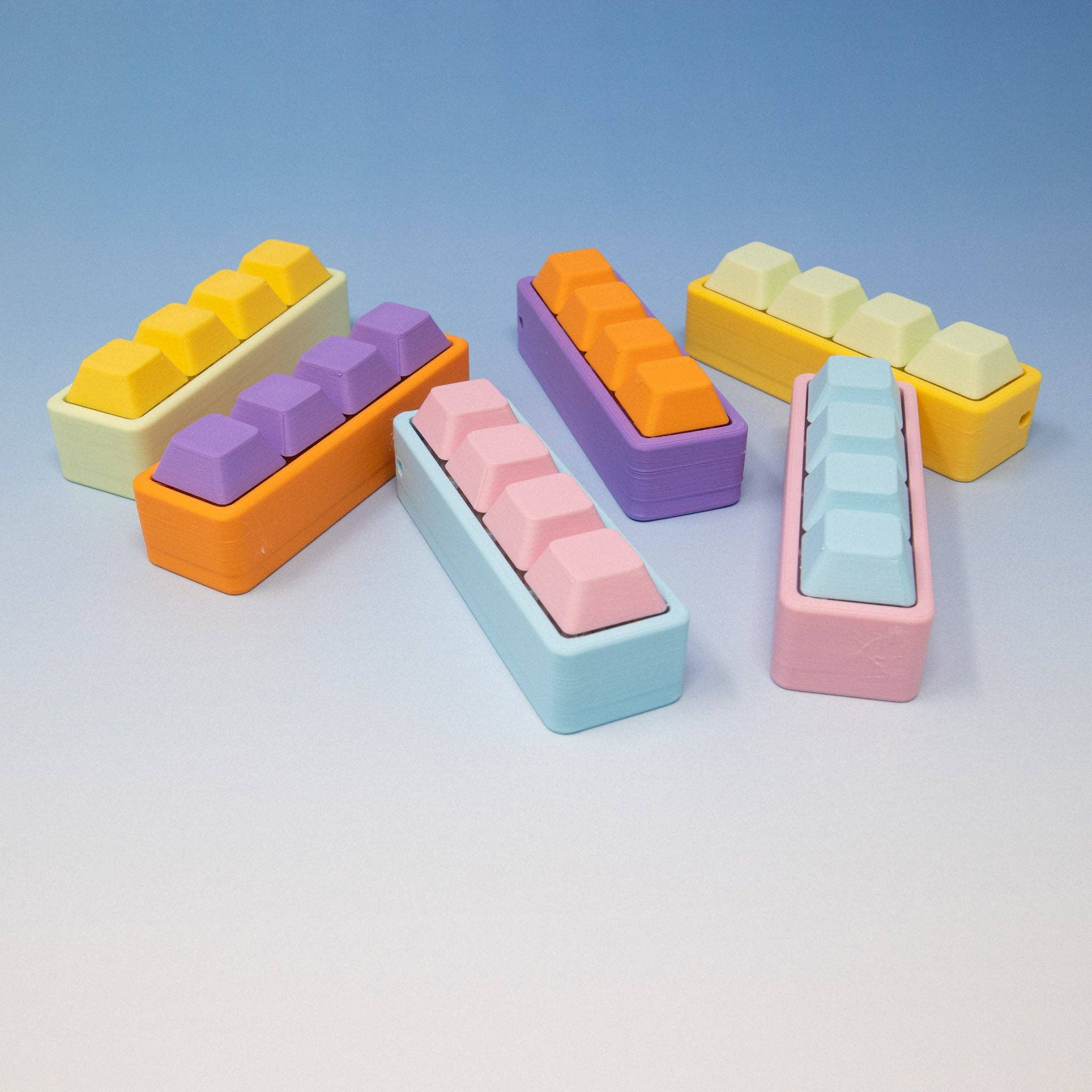 Super Fantastic – wholesale Fidget toy – Kids – 4-Key Pastel Fidget Clickie2