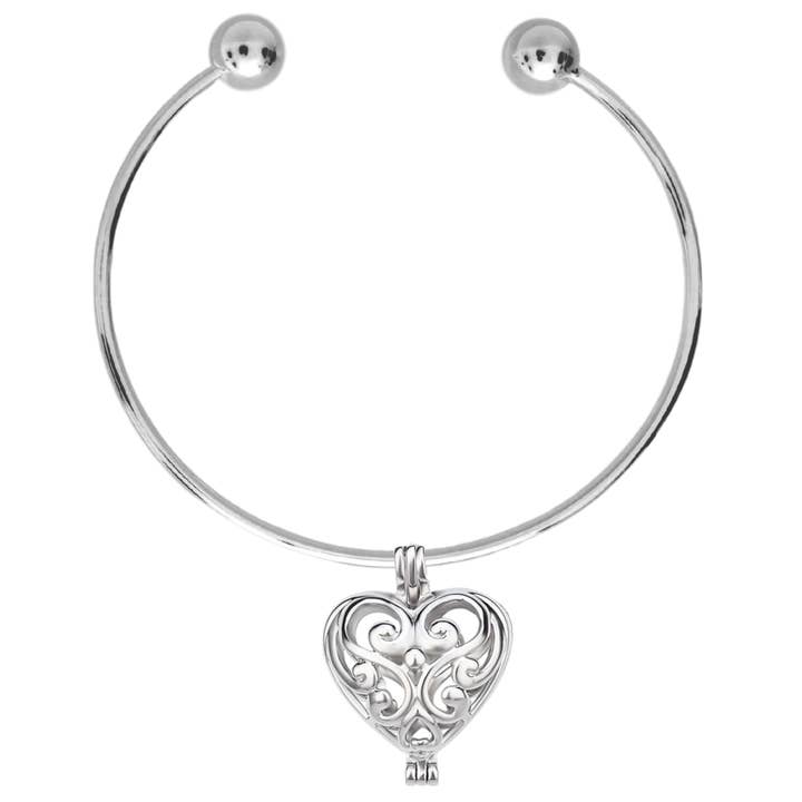 Aandenken Werveling Hart Bedelarmband voor wholesale door Island Pearl Traders