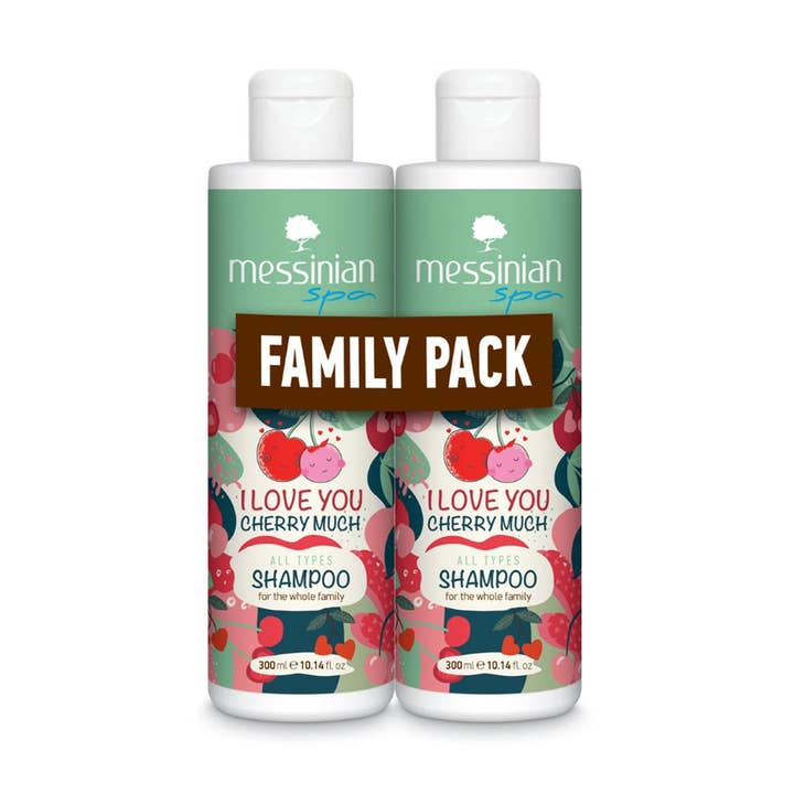 Family Pack Shampoo I Love You Cherry Much Messinian Spa per la vendita all'ingrosso da parte di IngrossoBeauty by INCI Srl