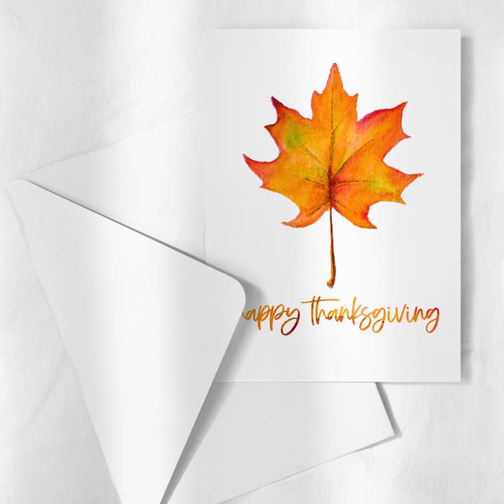 Happy Thanksgiving Greeting Card for wholesale by stickersbyjodi