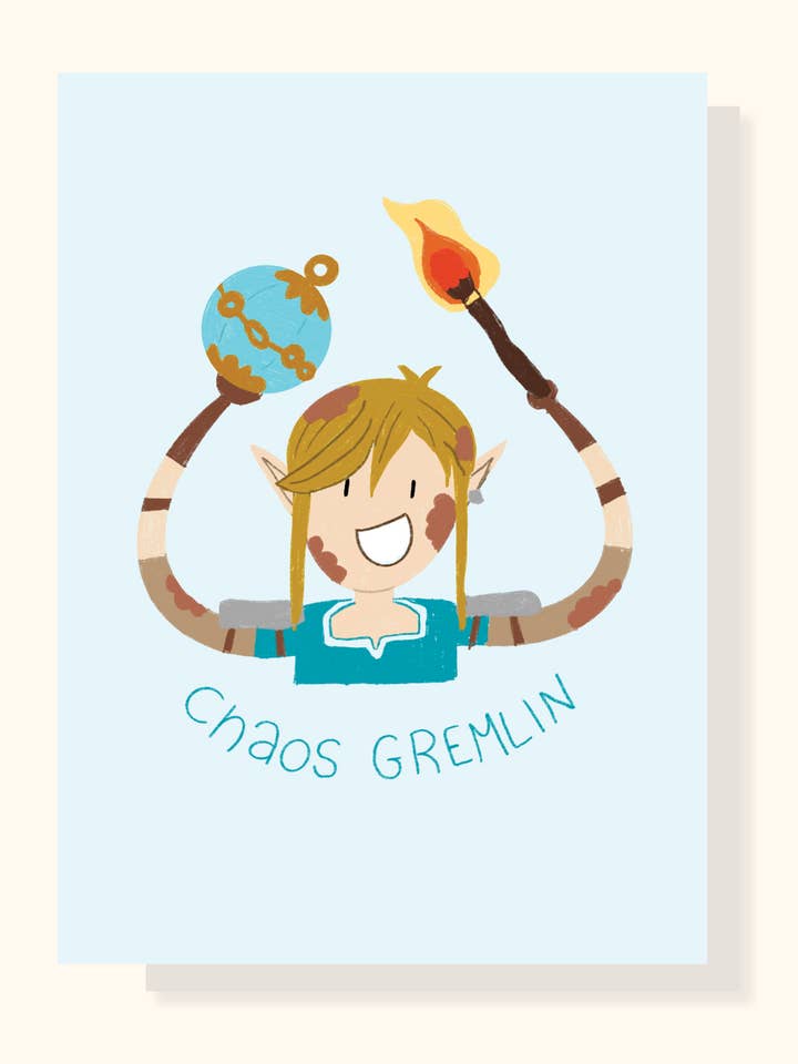 Stampa Caos Gremlin per la vendita all'ingrosso da parte di Lily Wenndt Illustration