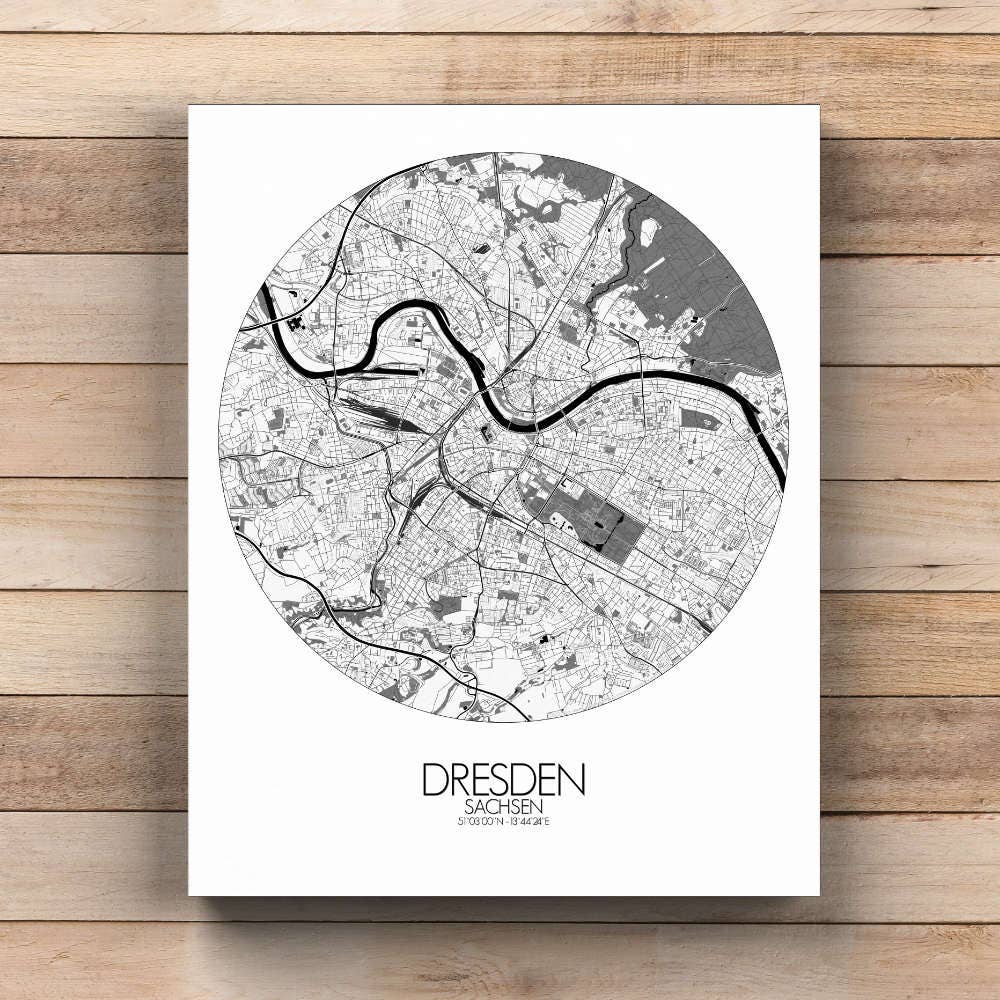 mapospheres - Vente Poster - Poster of Dresden | Germany6