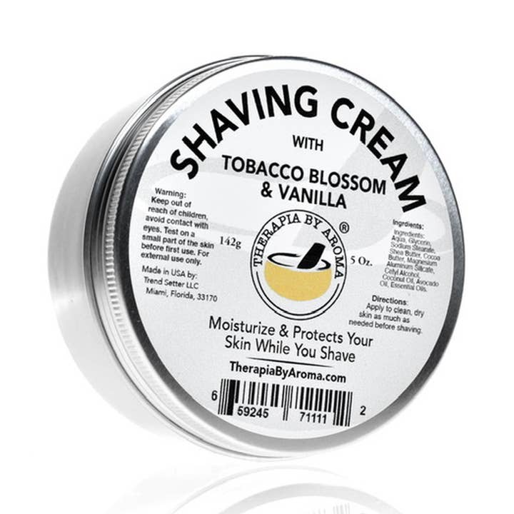 Crema de afeitar de vainilla Tobac para venta al por mayor de Therapia by Aroma