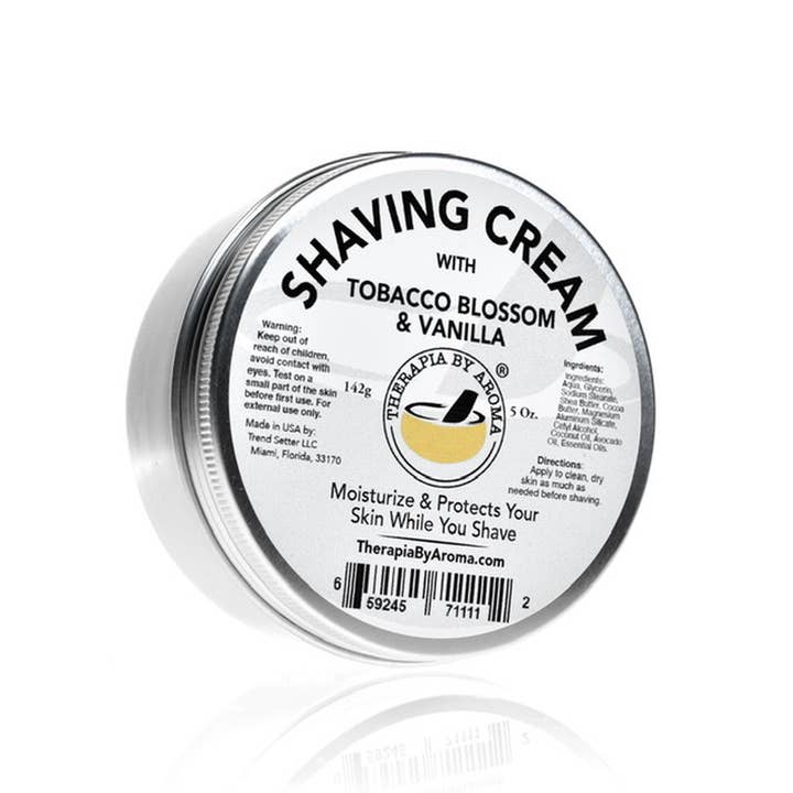 Crema de afeitar de vainilla Tobac para venta al por mayor de Therapia by Aroma