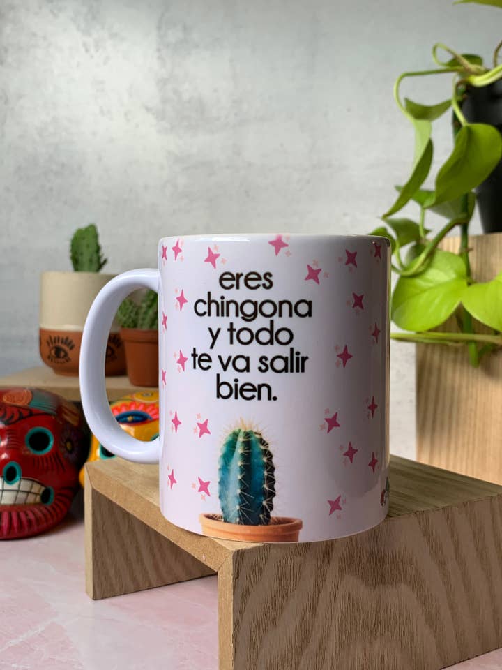 Caneca Full Color Eres Chingona | Chingona | Latina por atacado de Very That