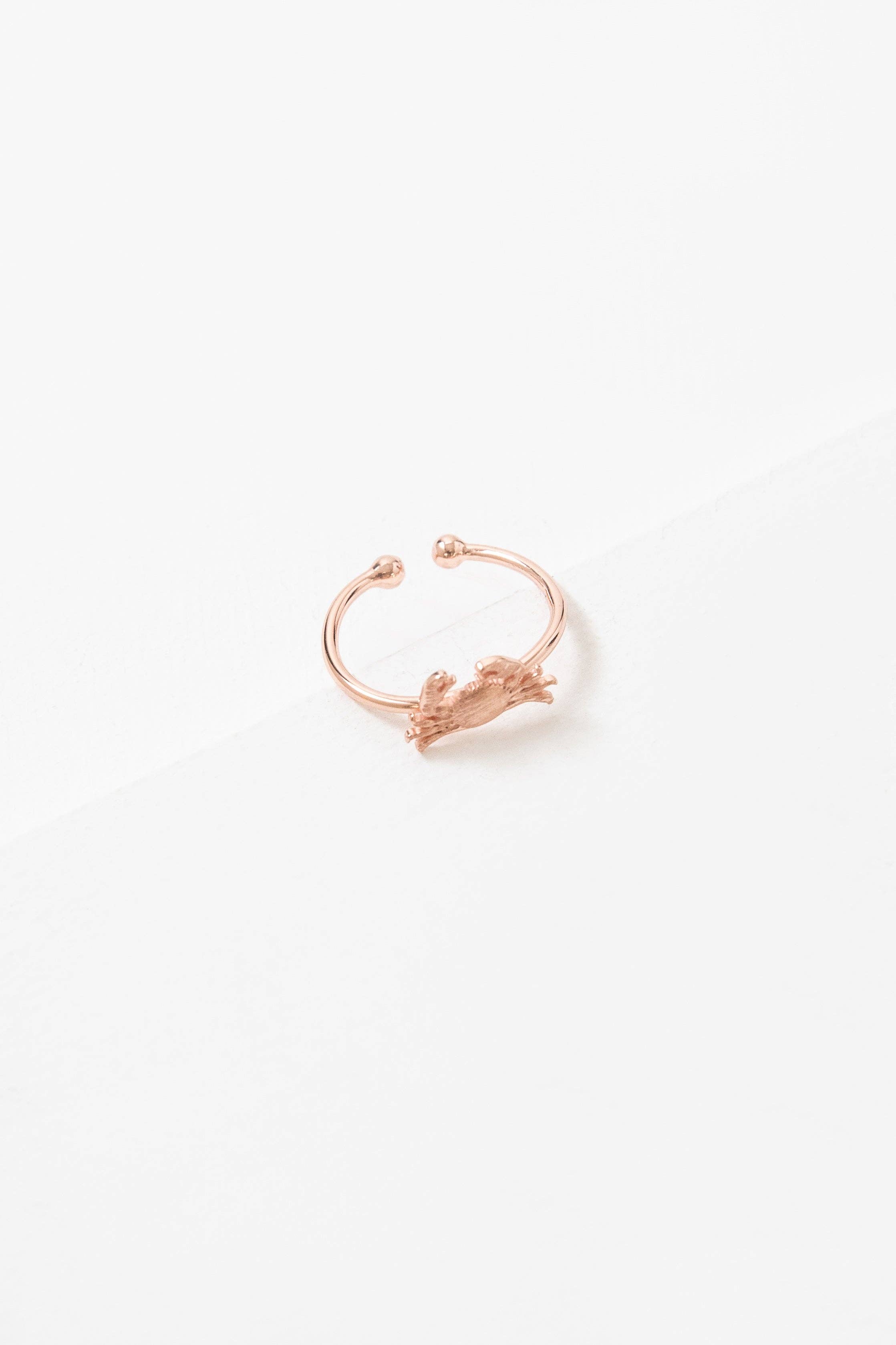 Lovoda - Wholesale Band/Stacked Ring - Maryland Crab Ring (18K & 24K Gold)1