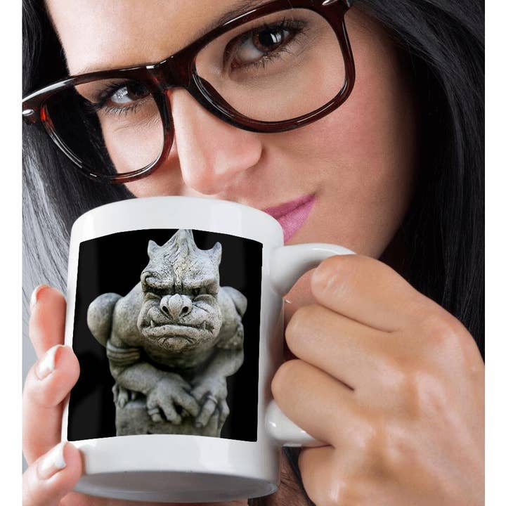 3dRose - Wholesale Coffee Mug - 3dRose, Photograph of a grotesque gargoyle in New Hope, Pennsylvania., Mug9