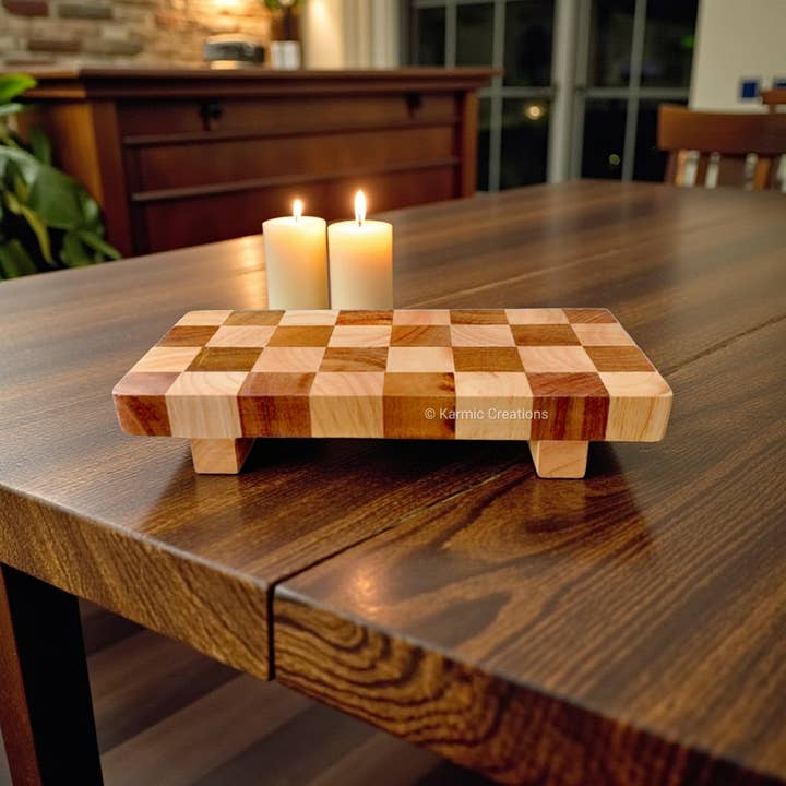 Wooden Trivet. Table Organizer, Riser. for wholesale by Karmic Creations