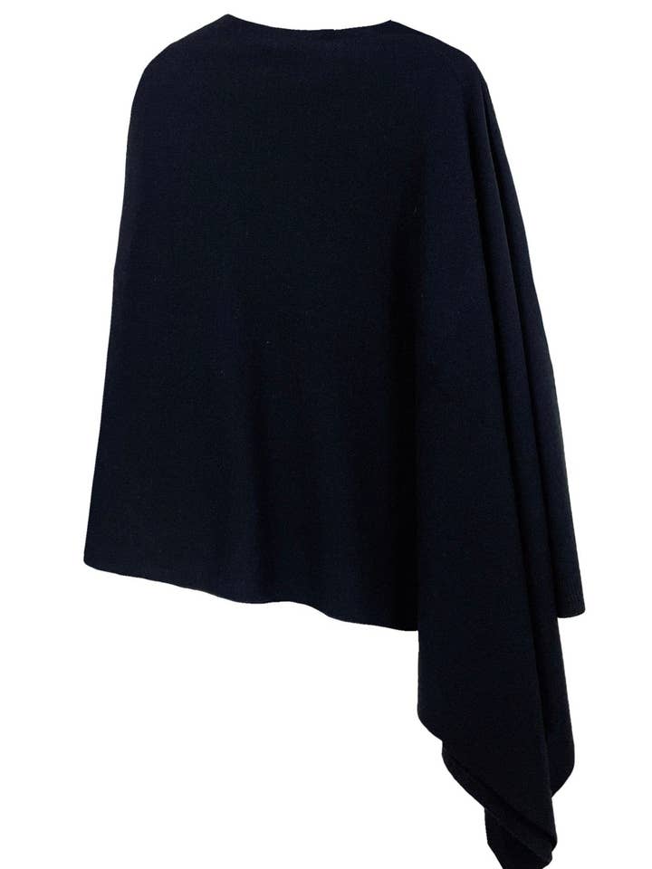 MiMi Wholesale - Wholesale Poncho - Women's - CCP320056 Juney Soft Classic Knit Poncho Ruana42