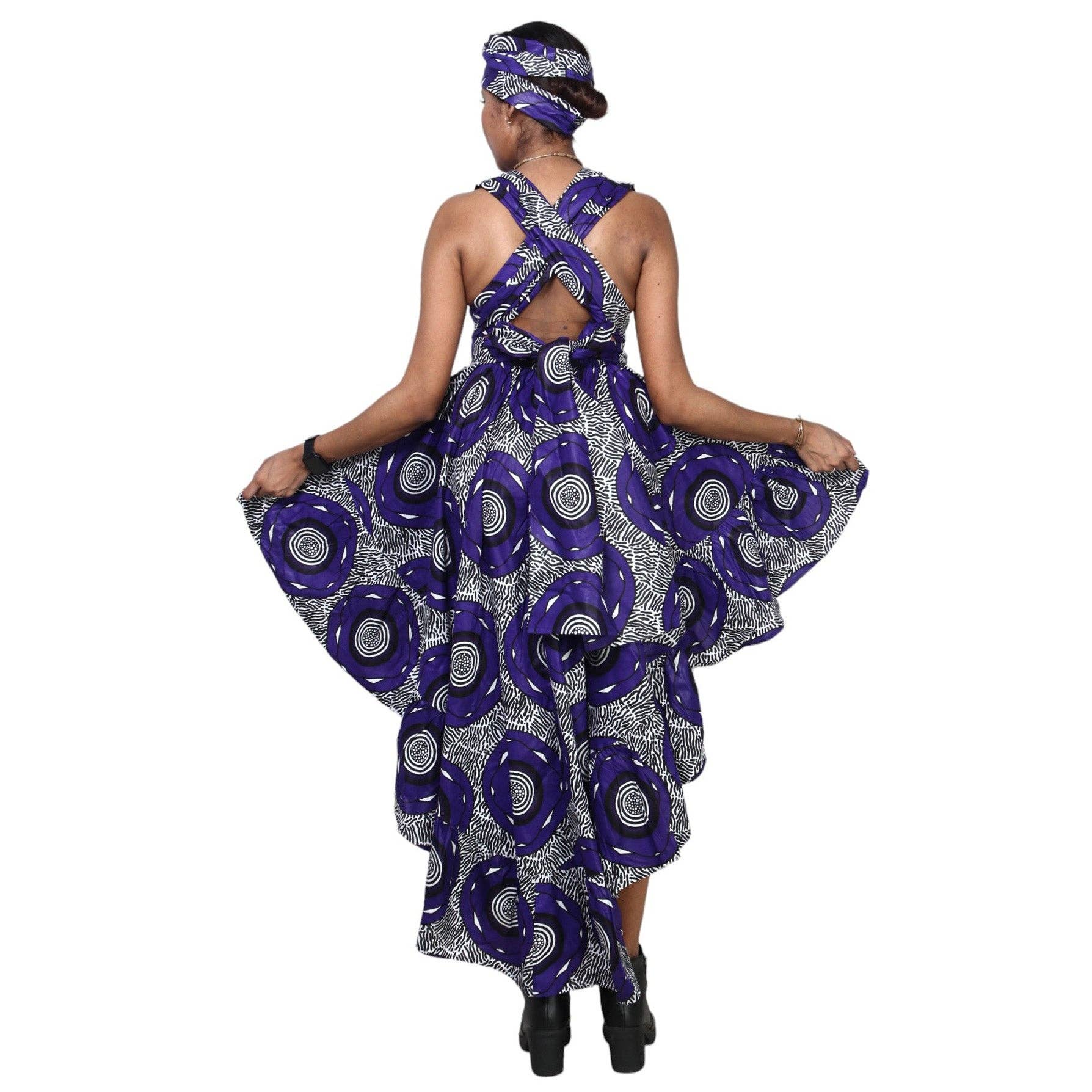 African Stars - Wholesale Dress - Women's - Women's Skirt/Dress Multi Wear Style -- FI-313636