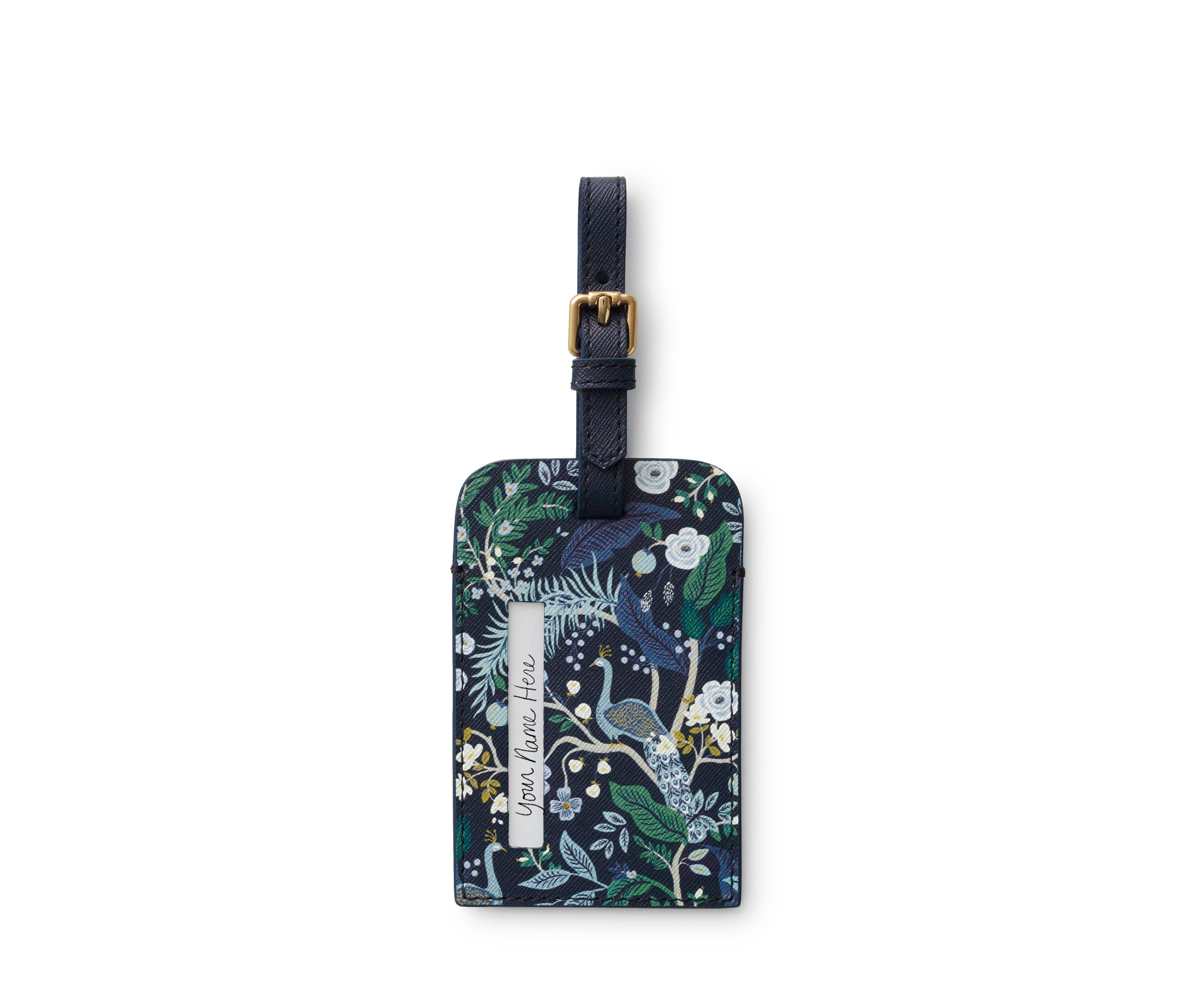 Rifle Paper Co. - Wholesale Luggage Tag - Peacock Luggage Tag