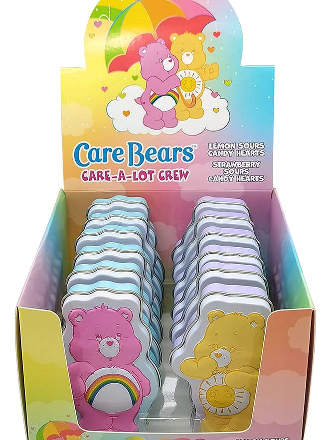 (S1-09) Care Bears Cheer Funshine Tin X 12 Units for wholesale by iSweet.ca