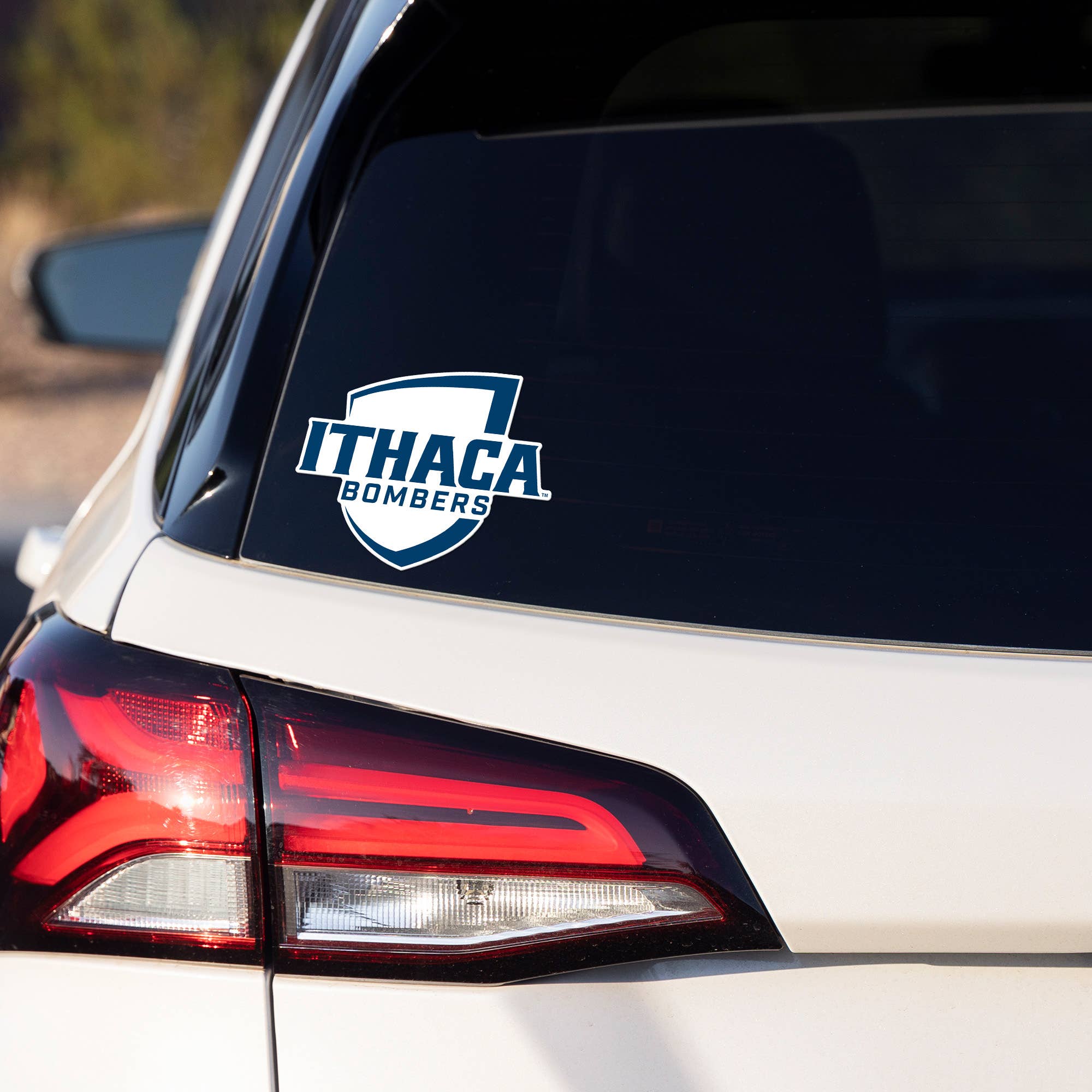 Rico Industries - Vente Breloque décorative pour voiture – unisexe - NCAA Ithaca Bombers Autocollant Découpé Moyen2