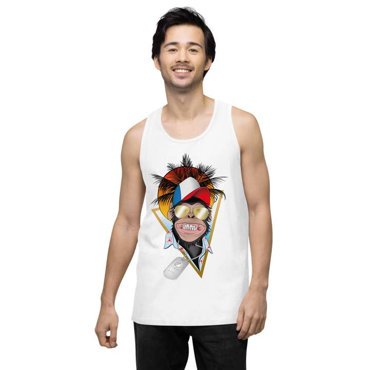 MONKEY Premium tanktop til mænd for engroshandel hos Locu Clothing