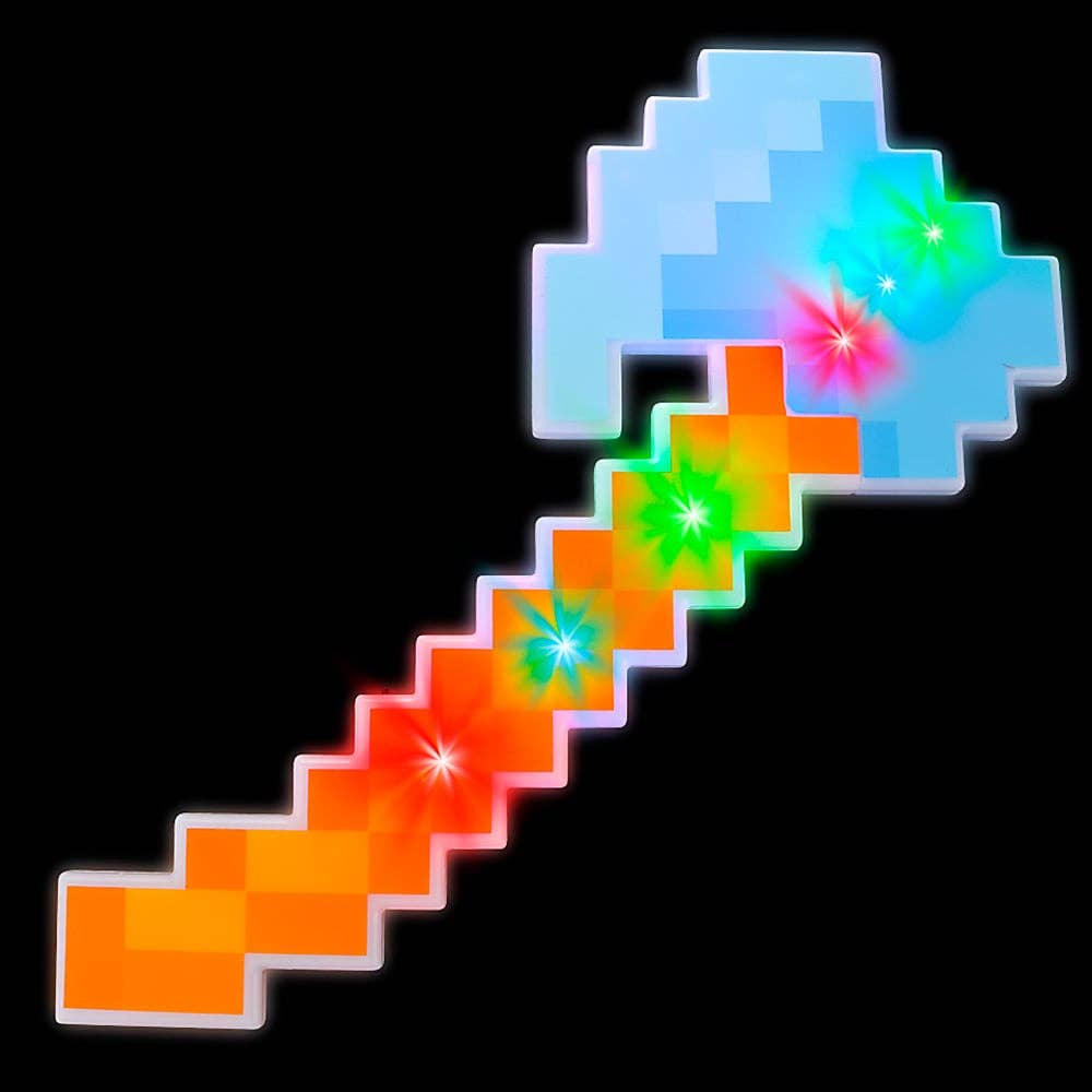 La Luna Bella - Toys - Wholesale Light-Up Toy - Kids & Baby - 18" LIGHT-UP PIXEL AXE LLB Light-up Toys0